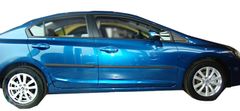 Rider Ochranné lišty bočných dverí, Honda Civic IX, 2012-2017, 4 dvér, Sedan