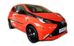 Rider Ochranné lišty bočných dverí, Toyota Aygo II, 2014-2021