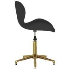 Vidaxl 335037 Swivel Dining Chair Black Velvet