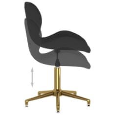 Vidaxl 335037 Swivel Dining Chair Black Velvet