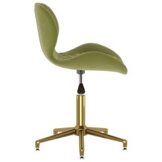 Vidaxl 335042 Swivel Dining Chair Light Green Velvet