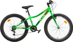 Aurelia Plus Junior 24 palcový bicykel, zelený