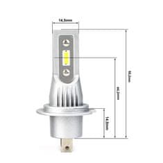 motoLEDy Sada žiaroviek LED H7 9V-32V CANBUS CSP Nová 2ks, 2x 4000lm