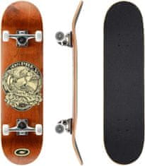 Osprey-S SK8 Double Kick skateboard, hnedá