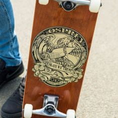 Osprey-S SK8 Double Kick skateboard, hnedá