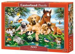 Castorland Puzzle Letní priatelia 500 dielikov