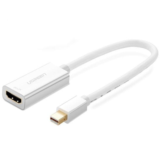 Ugreen MD112 adaptér FullHD HDMI / Mini DisplayPort F/M Thunderbolt 2.0, biely