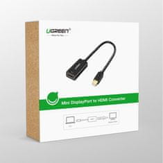 Ugreen MD112 adaptér FullHD HDMI / Mini DisplayPort F/M Thunderbolt 2.0, biely