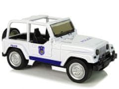 Lean-toys Off-road policajné auto biele