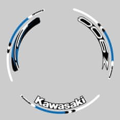 SEFIS sada farebných prúžkov EASY na kolesa Kawasaki Z900 modrá