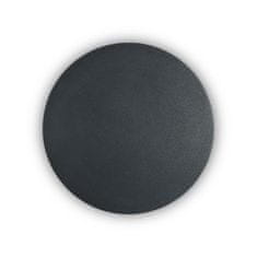 Ideal Lux LED Nástenné svietidlo Ideal Lux Cover AP1 Round Big Nero 195759 11W 1112lm 20cm okrúhle čierne