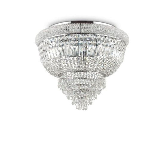 Ideal Lux Stropné svietidlo Ideal Lux Dubai PL3 cromo 207162 3x40W chrómové 32cm