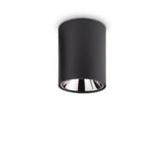 Ideal Lux LED Stropné svietidlo Ideal Lux Nitro Round Nero 206004 okrúhle čierne 10W 900lm