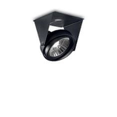 Ideal Lux Stropné reflektorové svietidlo Ideal Lux Channel Big 203140 GU10 1x13W IP20 14cm čierne