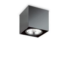 Ideal Lux Stropné bodové svietidlo Ideal Lux Mood PL1 D15 Square Nero 243931 GU10 1x50W 15cm hranaté čierne