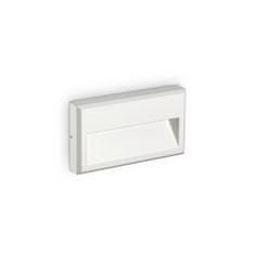 Ideal Lux LED Vonkajšie nástenné svietidlo Ideal Lux FEBE-1 AP BIANCO 268347 6W 490lm 3000K IP65 22,5 cm biele