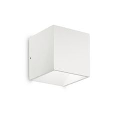 Ideal Lux LED Vonkajšie nástenné svietidlo Ideal Lux RUBIK AP1 D10 BIANCO 3000K 269313 9W 630lm 3000K IP54 10cm biele