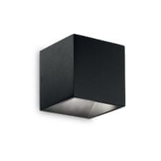 Ideal Lux LED Vonkajšie nástenné svietidlo Ideal Lux RUBIK AP1 D10 NERO 3000K 269320 9W 630lm 3000K IP54 10cm čierne