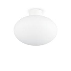 Ideal Lux Vonkajšia stropná prisadená základňa Ideal Lux Clio MPL1 Bianco 148847 E27 1x60W IP44 9cm biela