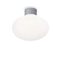 Ideal Lux Vonkajšia stropná prisadená základňa Ideal Lux Clio MPL1 Grigio 148854 E27 1x60W IP44 9cm sivá