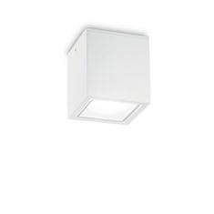 Ideal Lux Vonkajšie stropné prisadené svietidlo Ideal Lux TECHO PL1 BIG BIANCO 251523 GU10 1x20W IP54 15cm biele