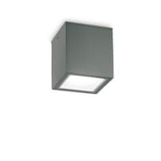 Ideal Lux Vonkajšie stropné prisadené svietidlo Ideal Lux TECHO PL1 BIG ANTRACITE 251516 GU10 1x20W IP54 15cm antracitové