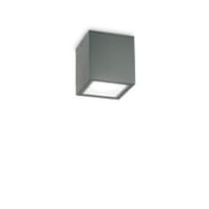 Ideal Lux Vonkajšie stropné prisadené svietidlo Ideal Lux TECHO PL1 SMALL ANTRACITE 251554 GU10 1x20W IP54 9cm antracitové