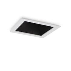 Ideal Lux LED Zápustné bodové svietidlo Ideal Lux Game Square White Black 192352 11W 850lm 3000K IP20 hranaté bielo-čierne