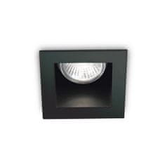 Ideal Lux Zápustné bodové svietidlo Ideal Lux Funky Nero 243849 GU10 1x50W IP20 hranaté čierne