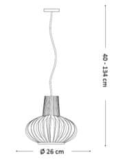 Ideal Lux Závesné svietidlo Ideal Lux Citrus-2 SP1 159850