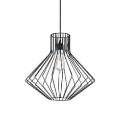 Ideal Lux Závesné svietidlo Ideal Lux Ampolla-4 SP1 nero 167497 čierne 39,5cm