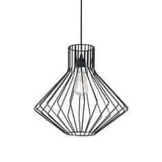 Ideal Lux Závesné svietidlo Ideal Lux Ampolla-4 SP1 nero 167497 čierne 39,5cm