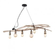 Ideal Lux Závesné svietidlo Ideal Lux Driftwood SP6 180922 140cm 6x60W