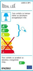 Ideal Lux Závesné svietidlo Ideal Lux Lido-3 SP1 fume&#39; 168364 sivé