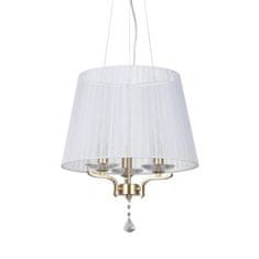 Ideal Lux Závesné svietidlo Ideal Lux Pegaso SP3 ottone satinato 197715 E14 3x40W 40cm mosadzné