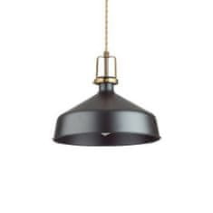 Ideal Lux Závesné svietidlo Ideal Lux Eris-1 SP1 Nero 249056 E27 1x60W IP20 21cm čierne