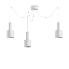 Ideal Lux Závesné svietidlo Ideal Lux Holly SP3 Bianco 231587 E27 3x60W IP20 24cm biele