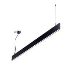 Ideal Lux LED Závesné svietidlo Ideal Lux LINUS SP BK 4000K 268217 34W 3850lm 4000K IP20 120cm čierne stmievateľné