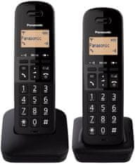 PANASONIC KX-TGB612FXB Twinpack, čierna