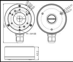 Hikvision DS-1280ZJ-XS, biela