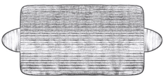 Automax Zimná / letná clona na čelné sklo ALU 175x90 cm