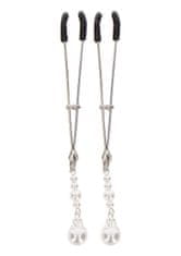 taboom TABOOM Nipple Play Tweezers with Pearls (Silver)