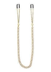 taboom TABOOM Nipple Play Tweezers with Chain (Gold)