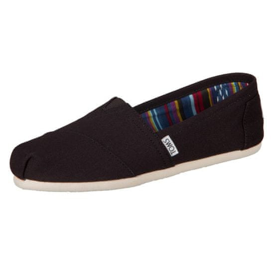 Toms Espadrilky čierna Alpargata Heritage Canvas