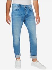 Pepe Jeans Modré pánske skrátené straight fit rifle Pepe Jeans Callen 2020 32/30