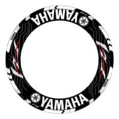 SEFIS jednodielne polepy na kolesá YAMAHA FZ1 čierno-bielá