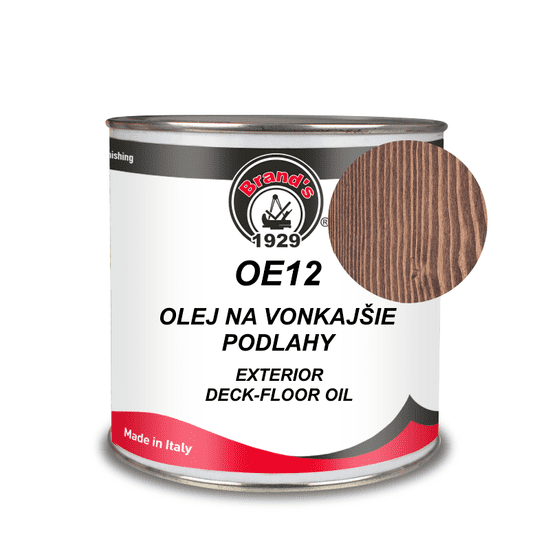 Brand’s 1929 OE12 DECK-FLOOR OIL odtieň 901 eben - exteriérový podlahový olej na drevo