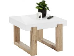 Danish Style Odkladací stolík Solide, 60 cm, biela