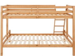 Danish Style Poschodová posteľ Kiddy, 142 cm, drevo