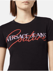 Versace Jeans Čierne dámske tričko Versace Jeans Couture S